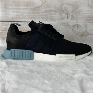 ADIDAS NMD R1 Black Blue White Sneakers